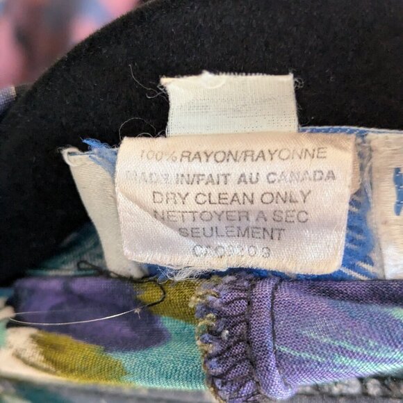 Vintage Clasile Paisley Rayon button up blouse - Picture 8 of 10